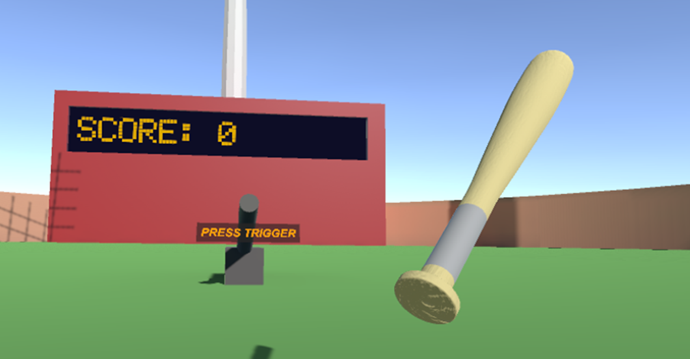 Virtual Reality Baseball Screenshot